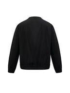 Snap-Down Cropped Bomber Jacket