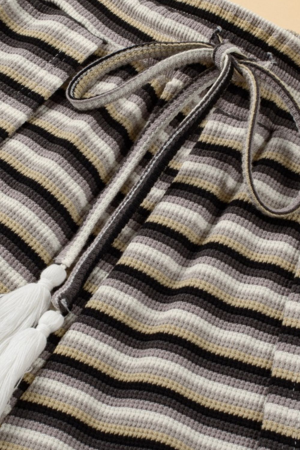 Striped Two-Piece Outfit - Stylish & Comfortable Matching Set