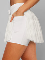 High Waist Pocketed Athletic Skort