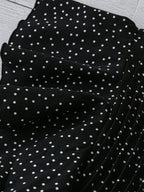 Polka Dot Ruffled Cap Sleeve Blouse - Chic & Feminine