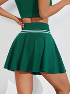 Ruched High Waist Mini Active Skirt - Sporty & Stylish