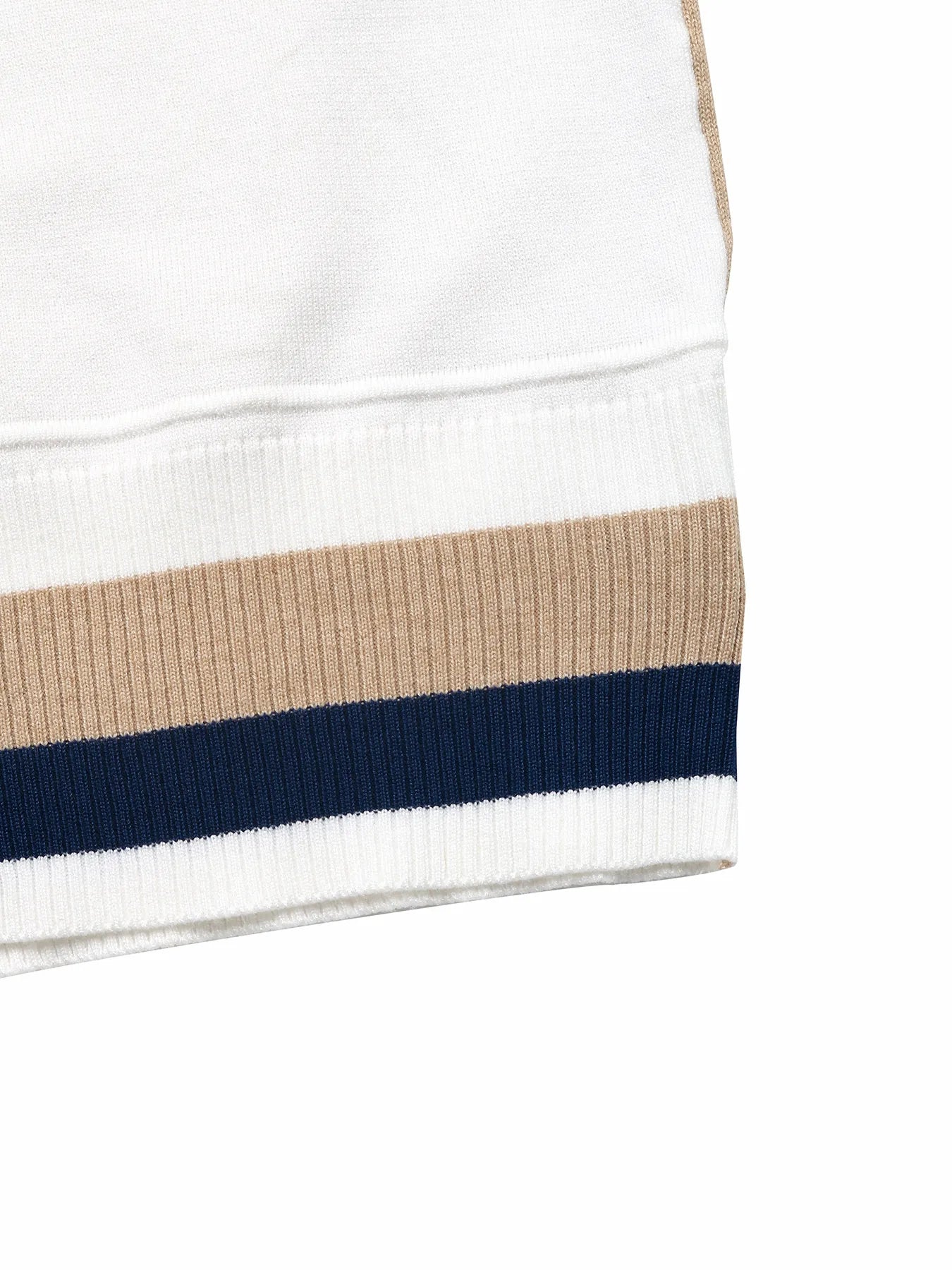 Color Block Crew Neck Sweater with Ribbed Trim