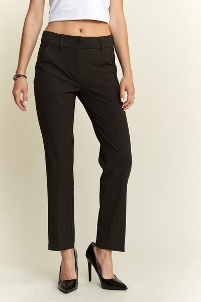 ADORA Zipper Skinny Pants with 2 Pockets