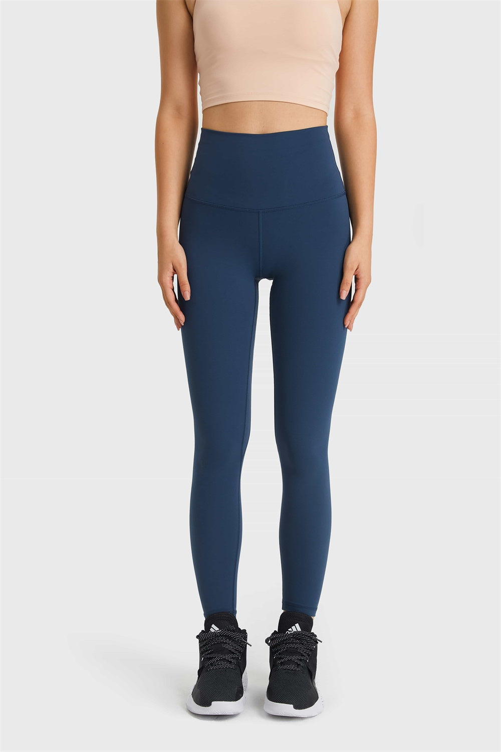 Millennia Ultra-Soft Second-Skin High Waist Leggings Navy