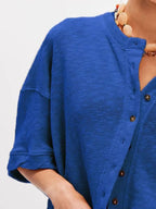 EasyEase Oversized Button-Down Shirt