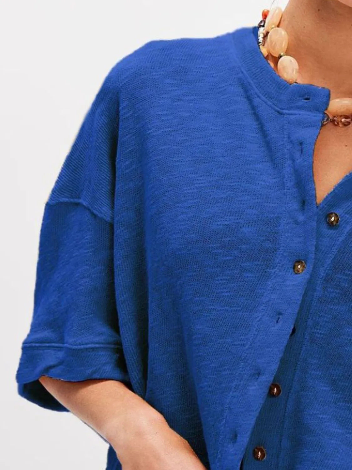 EasyEase Oversized Button-Down Shirt