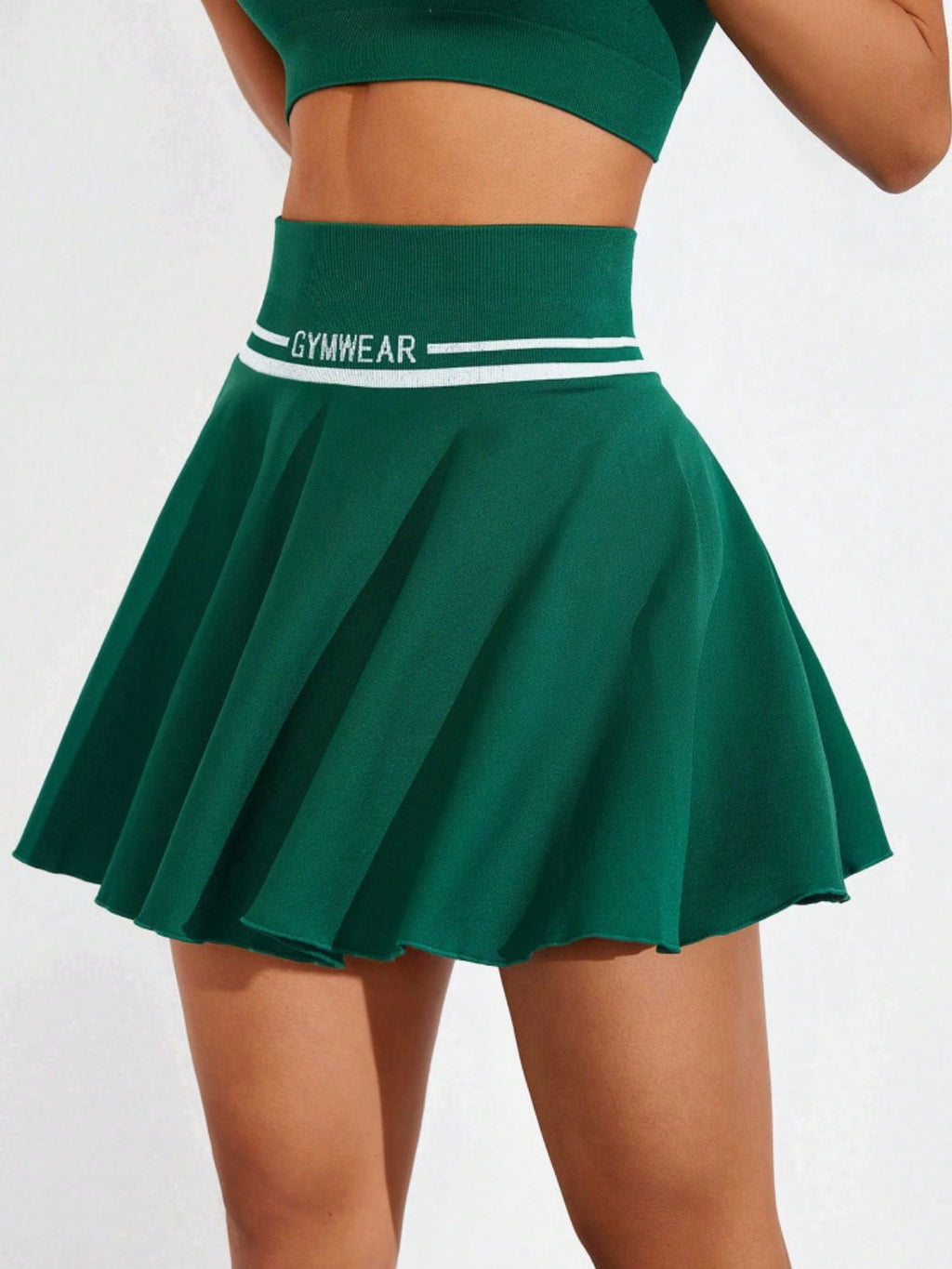Ruched High Waist Mini Active Skirt - Sporty & Stylish