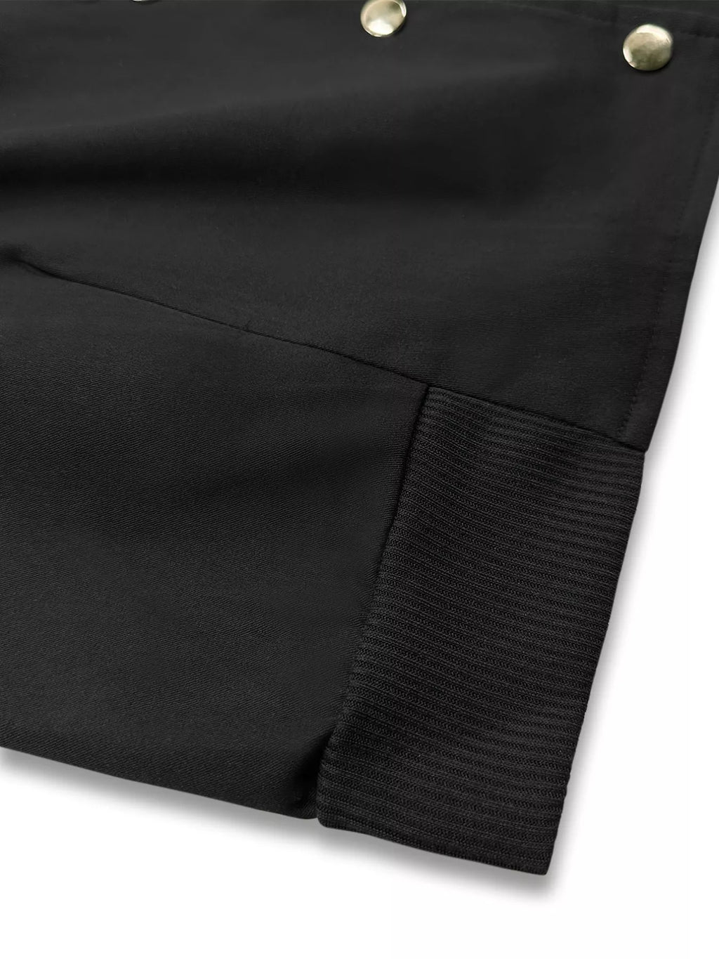 Snap-Down Cropped Bomber Jacket