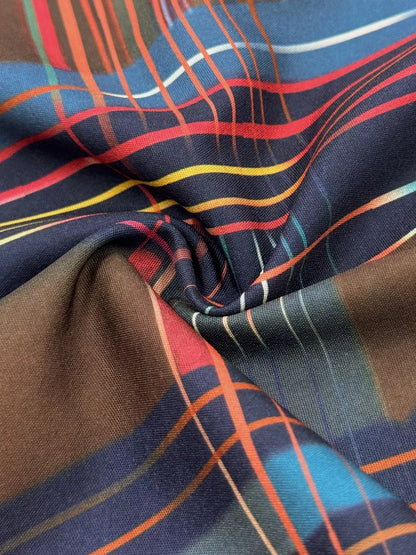 Plaid Button-Down Maxi Shirt Dress