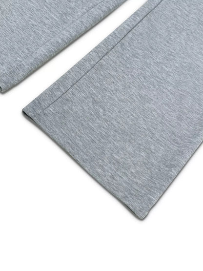 Trendy Casual Cropped Hoodie & Wide Leg Pants Co-ord Set