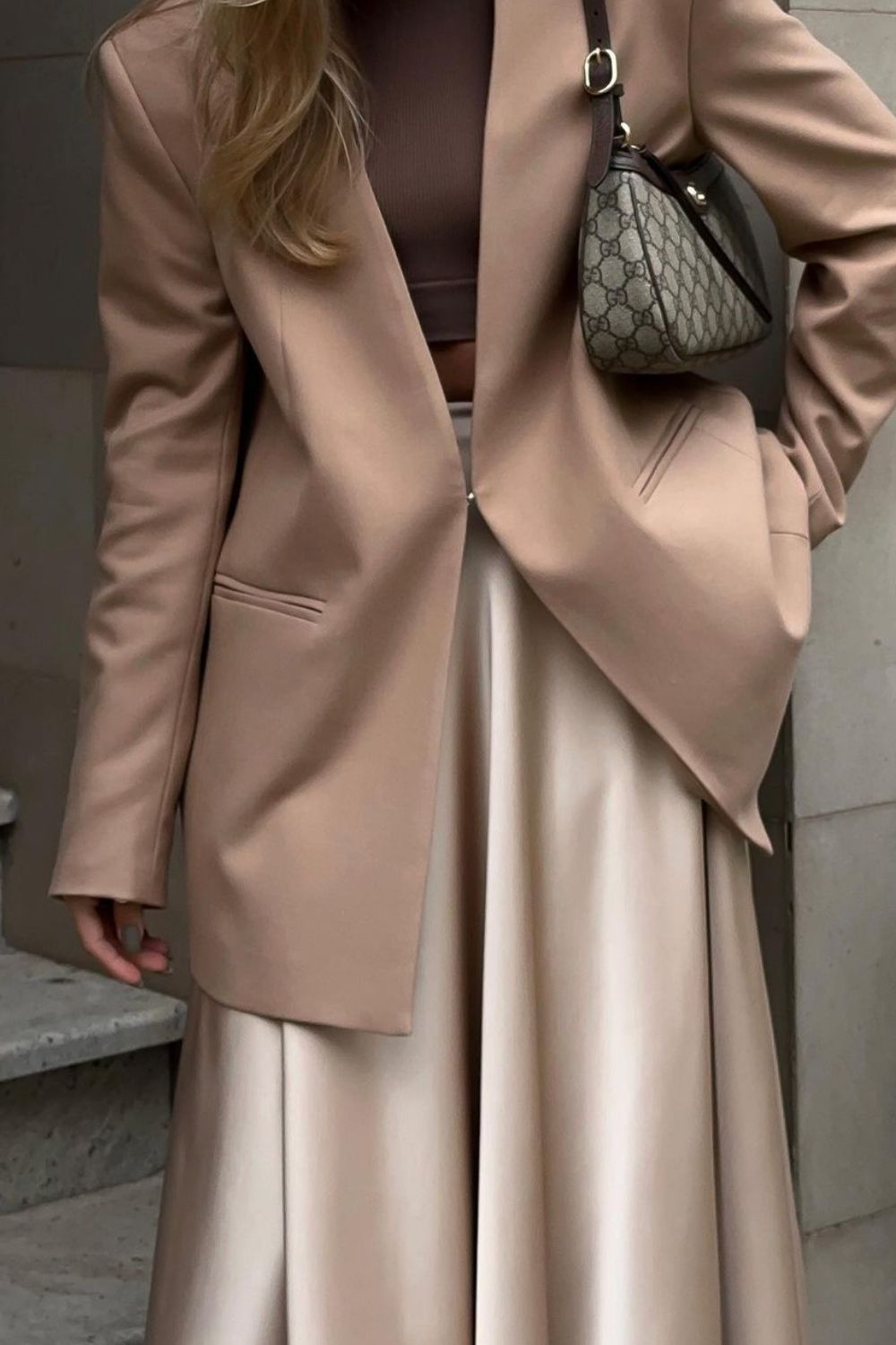 Back Elastic Waist Satin Minx Skirt - Elegant & Flowy