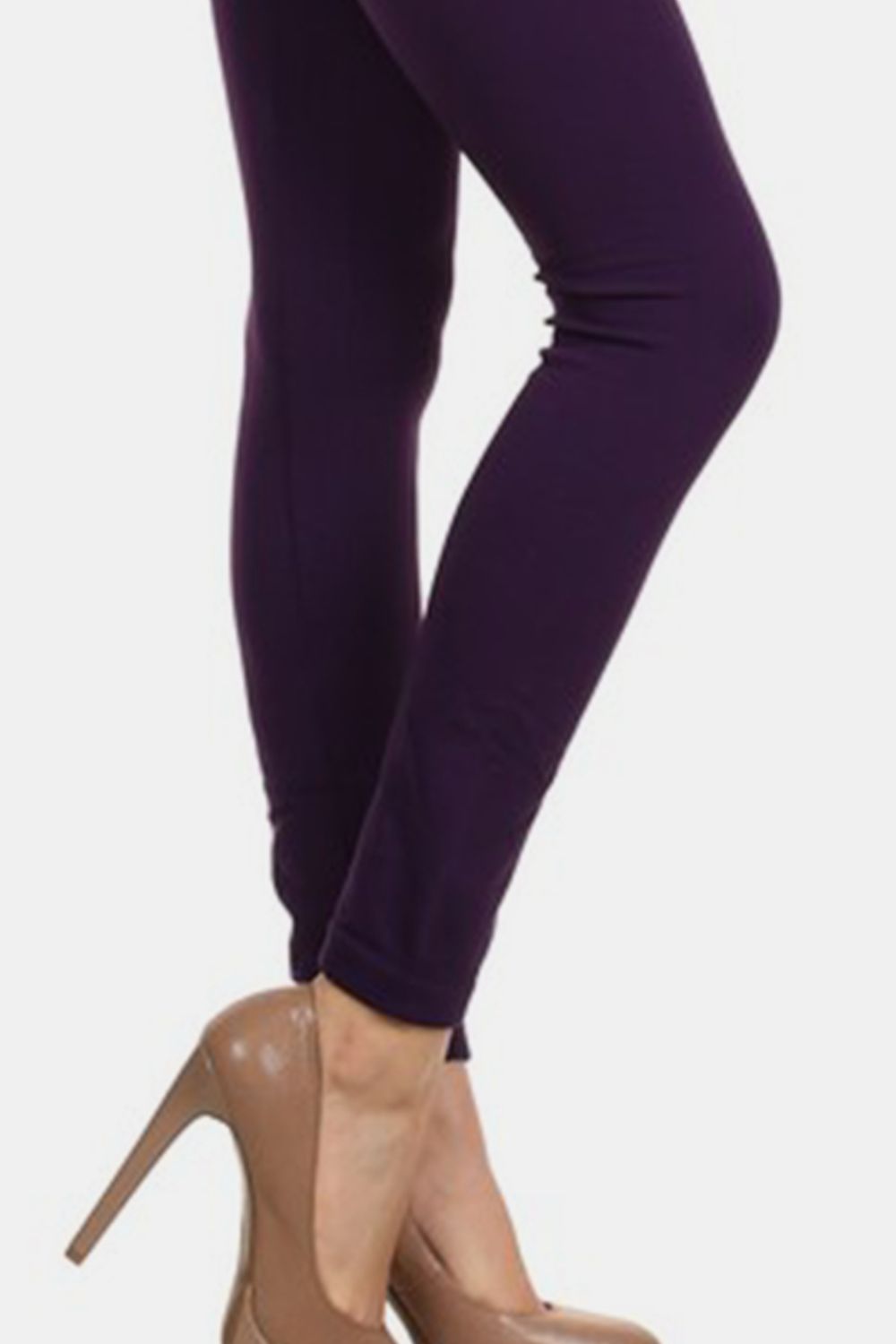 Yelete High Waist Fleece-Lined Seamless Leggings