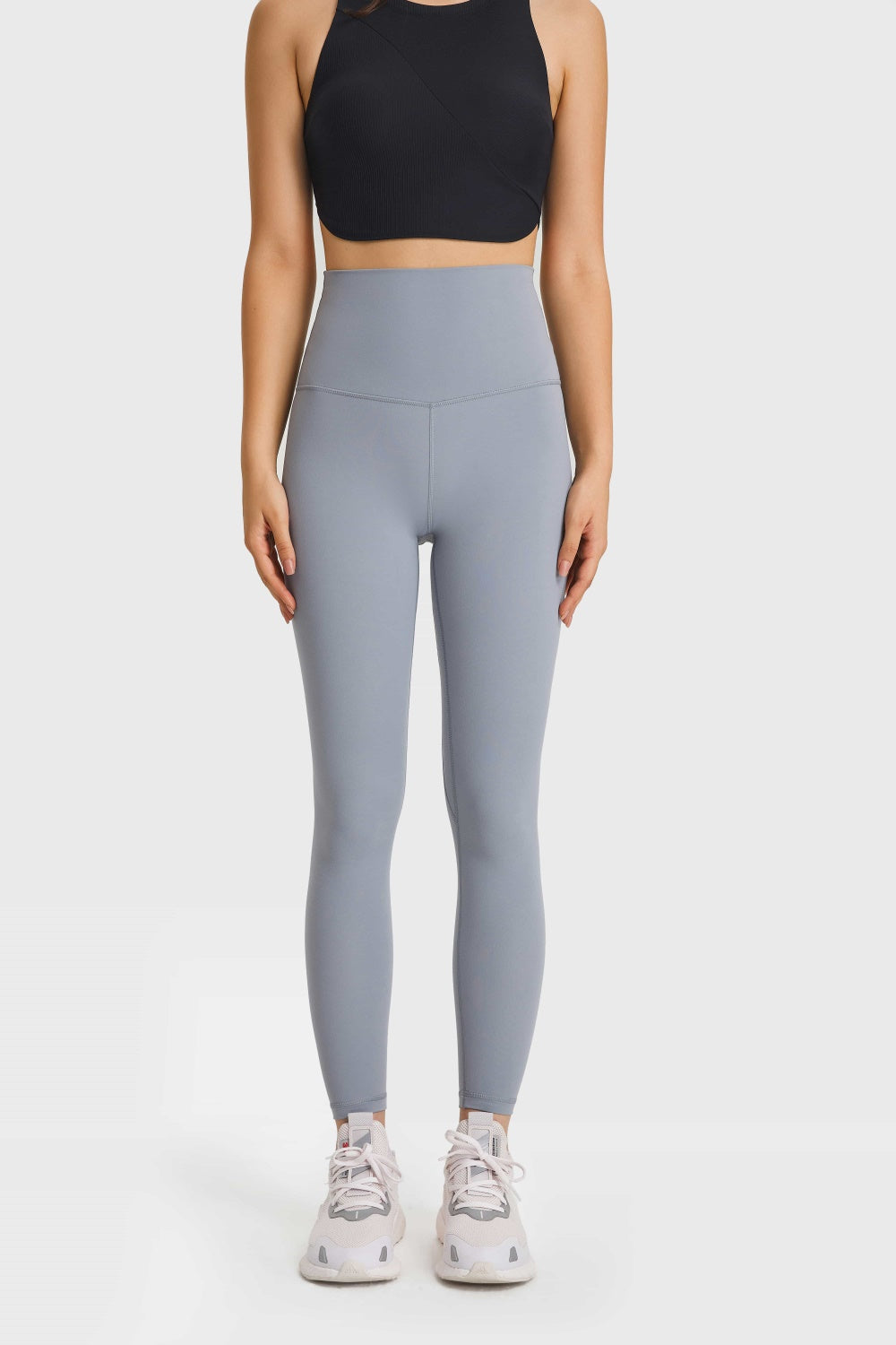 Millennia Ultra-Soft Second-Skin High Waist Leggings Gray