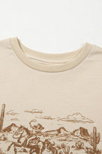 LIVE YOUR BEST LIFE Western Graphic T-Shirt - Trendy & Comfortable