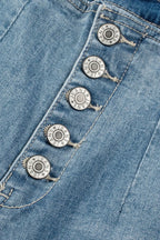 Sculpting High-Waist Button-Fly Jeans