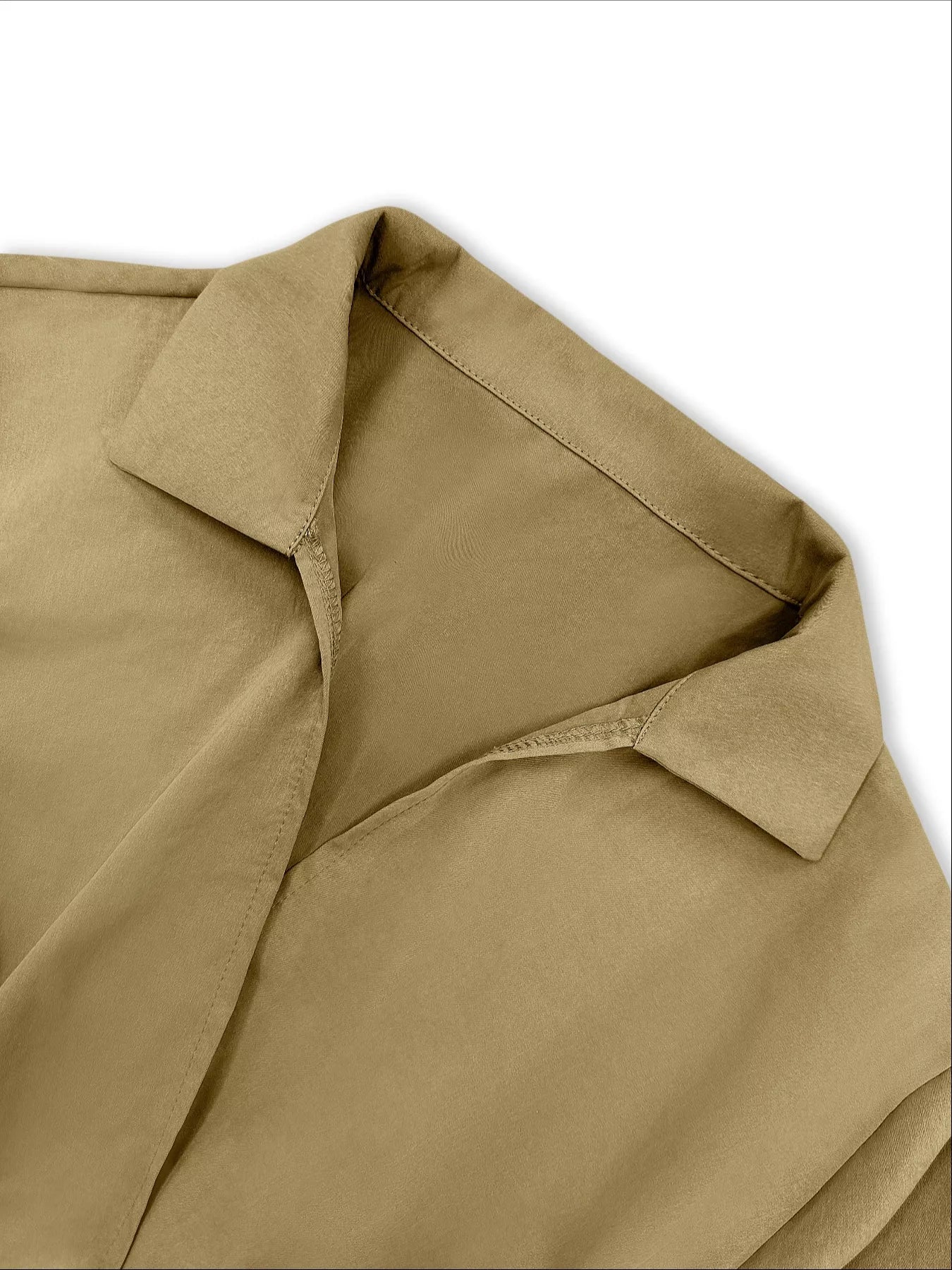 Plus-Size Twist-Front Slit Midi Dress