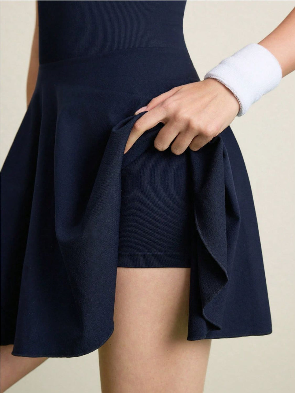 Backless Halter Neck Active Dress - Stylish & Sporty