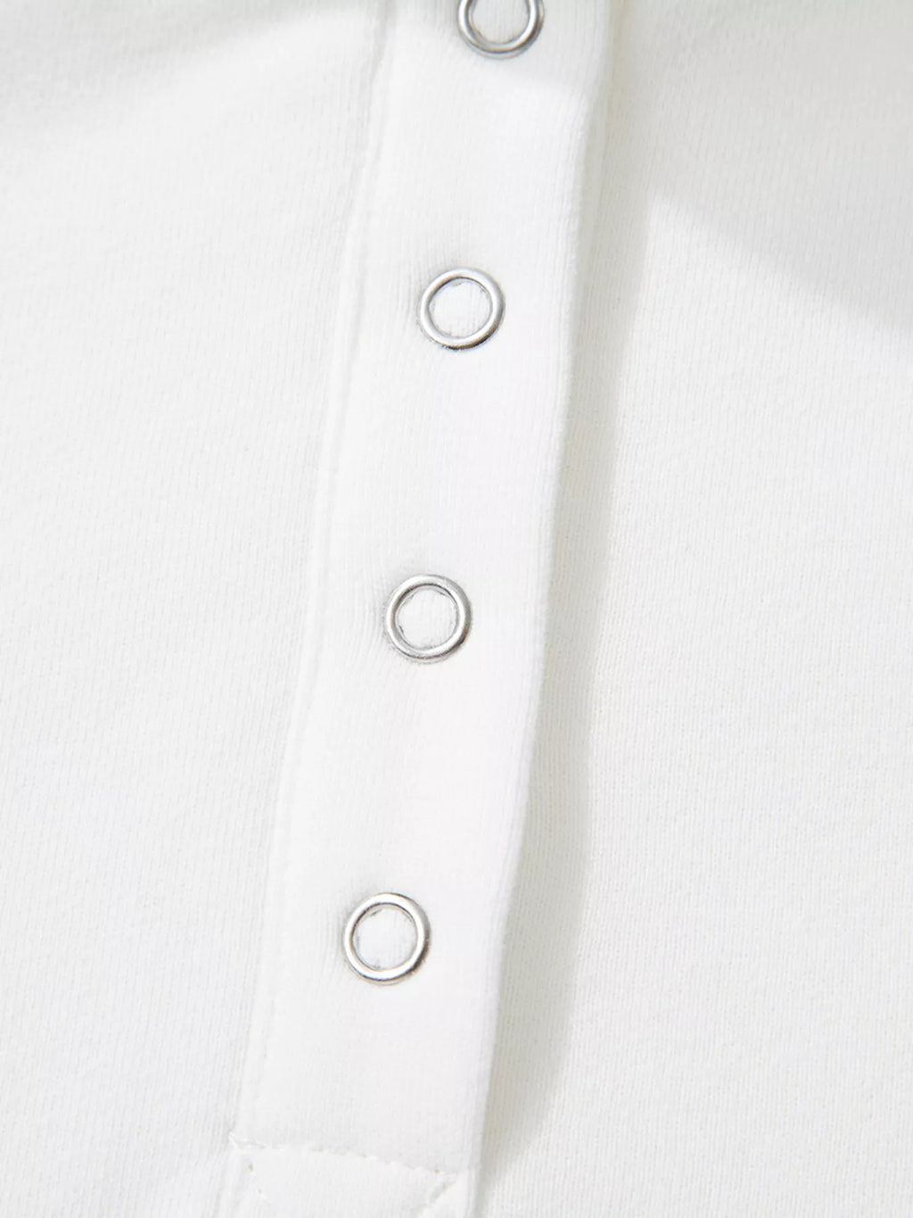 Color Block Snap Button Front Sweatshirt