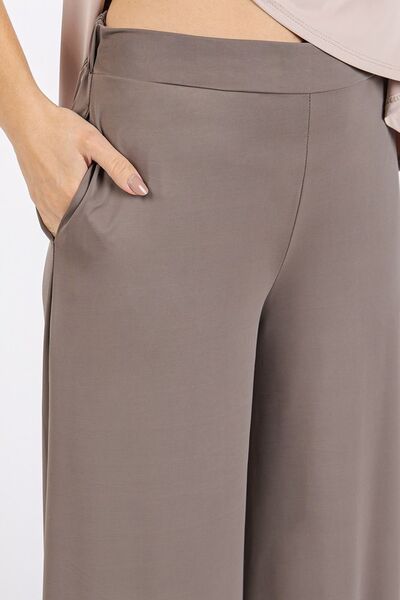 Mittoshop Yoga Air Stretch Wide-Leg Pants