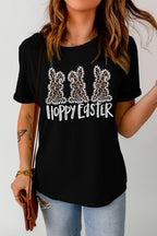 HOPPY EASTER Graphic Tee - Festive & Fun Holiday T-Shirt