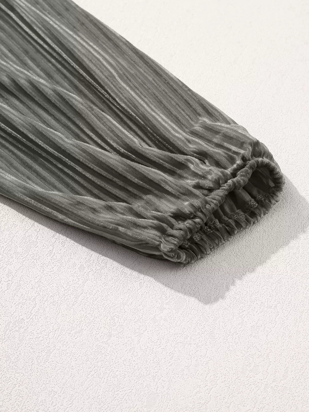 Velvet Tie-Back Square Neck Babydoll Mini Dress