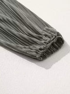 Velvet Tie-Back Square Neck Babydoll Mini Dress