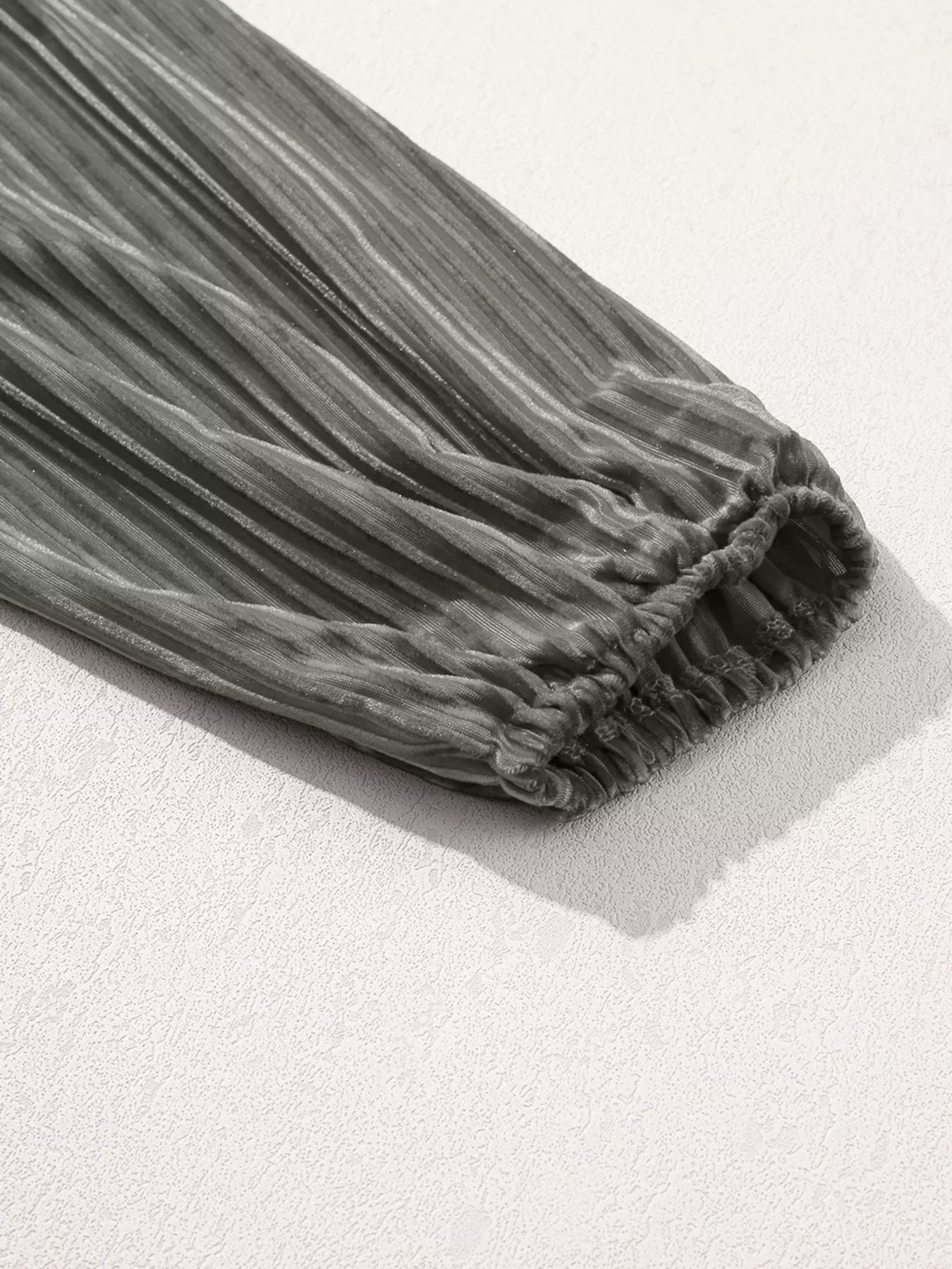 Velvet Tie-Back Square Neck Babydoll Mini Dress