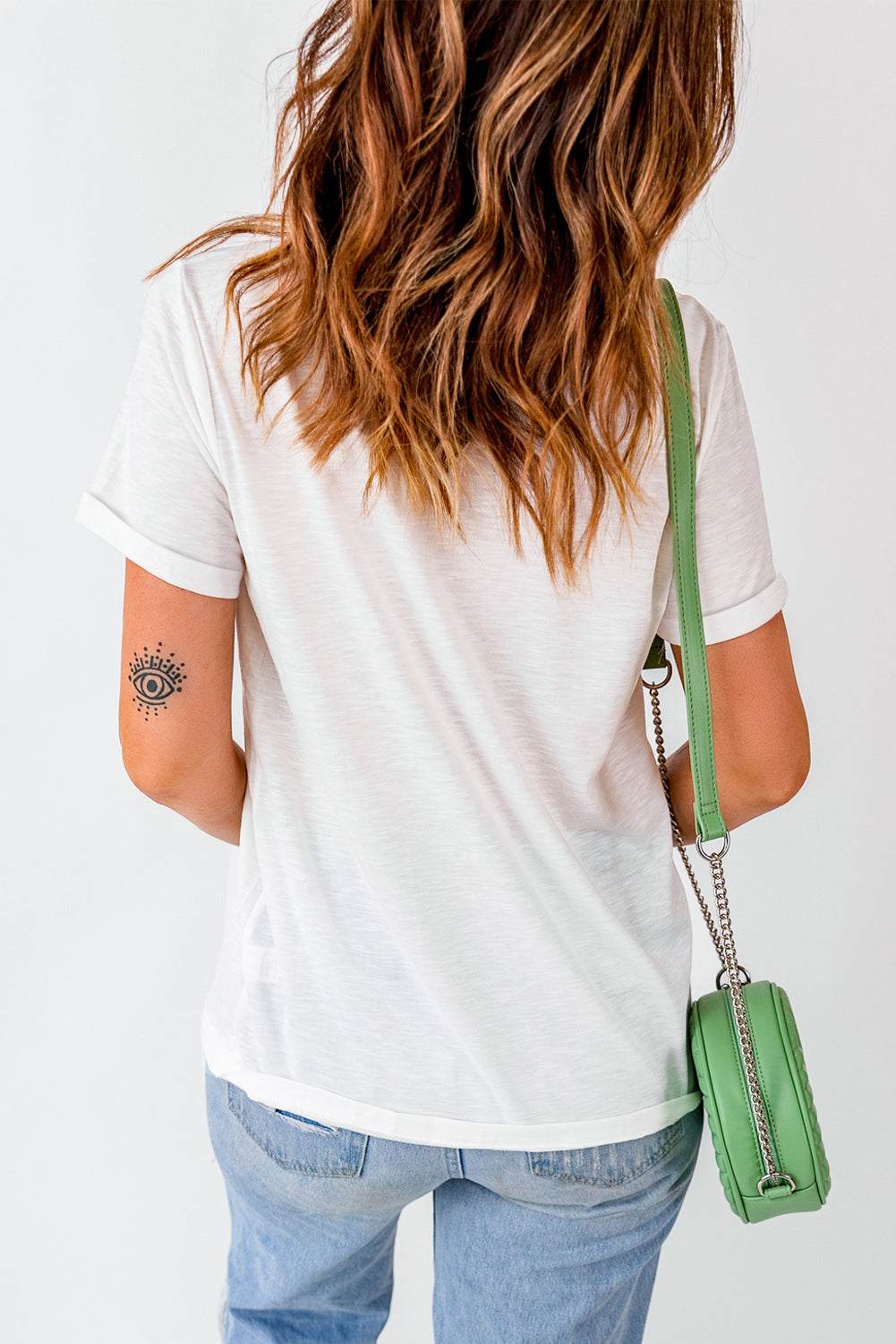 HAPPY EASTER Round Neck T-Shirt - Festive & Comfy