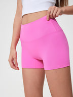 Millennia High Waist Active Shorts - Stretch & Comfort