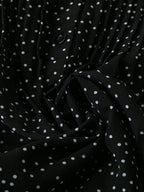 Polka Dot Ruffled Cap Sleeve Blouse - Chic & Feminine