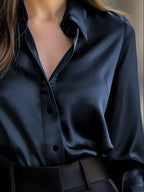 Classic Button-Down Collared Long Sleeve Shirt