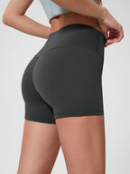 Millennia High Waist Active Shorts - Stretch & Comfort