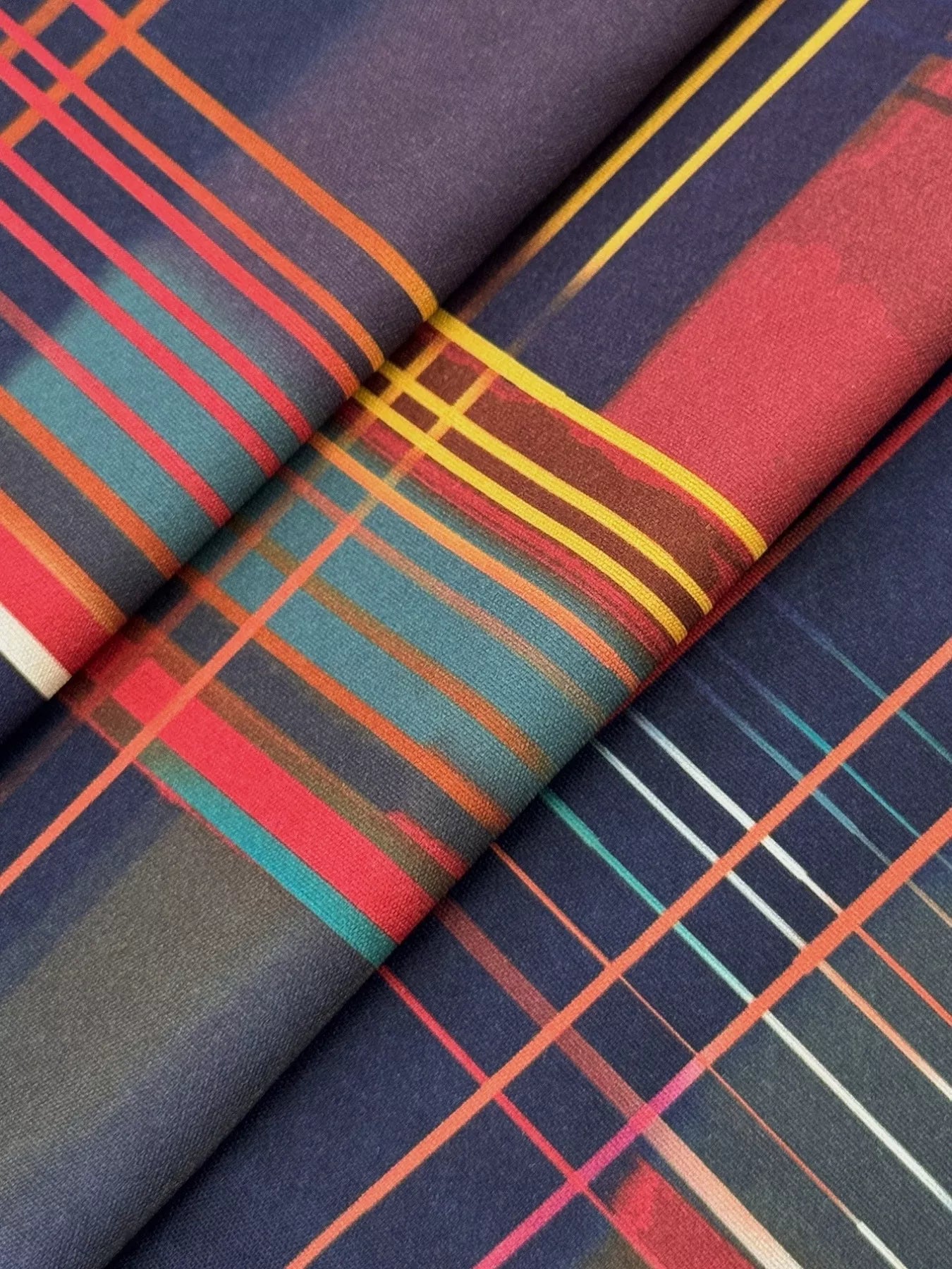 Plaid Button-Down Maxi Shirt Dress