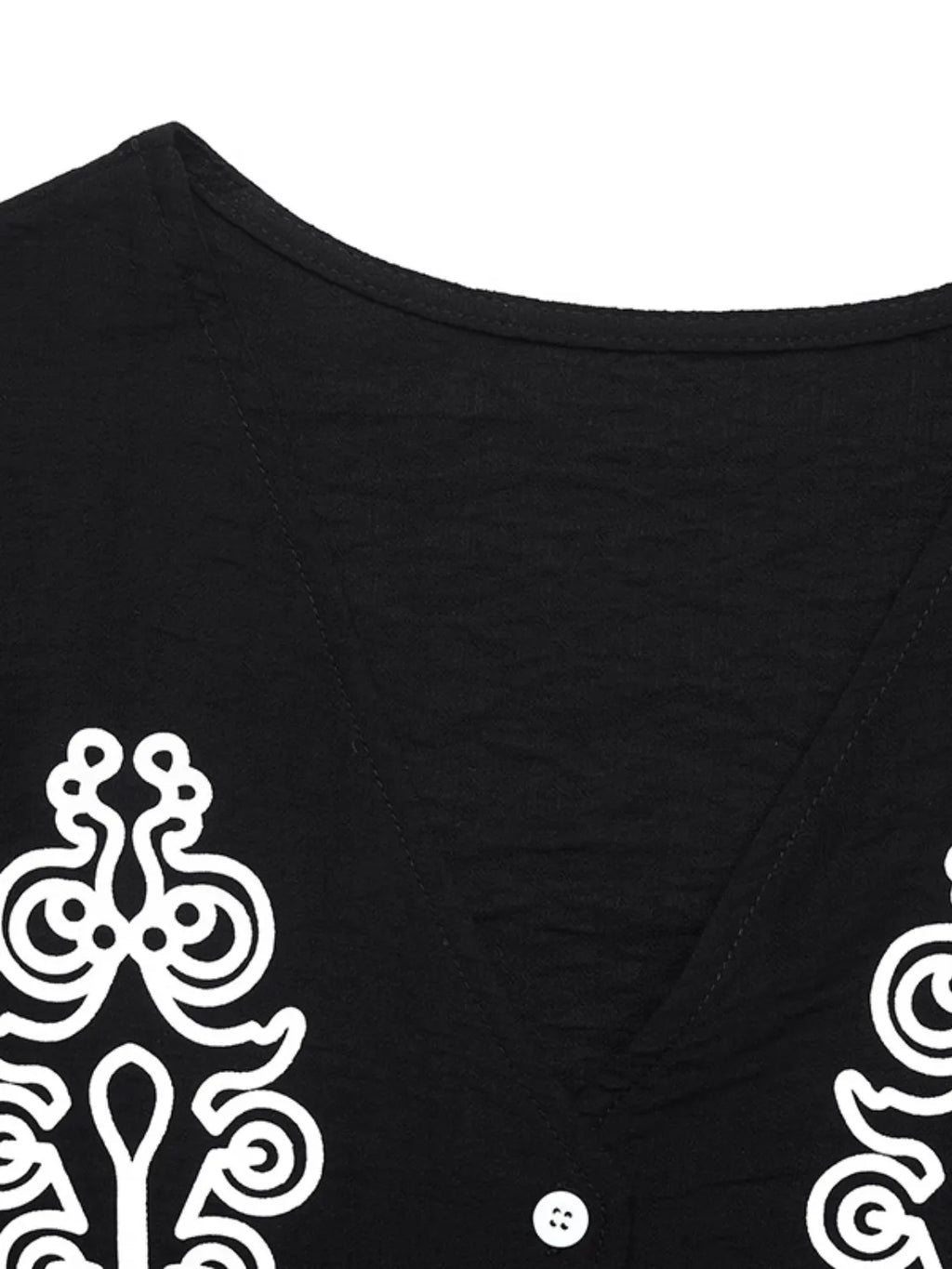 V-Neck Cap Sleeve Shirt