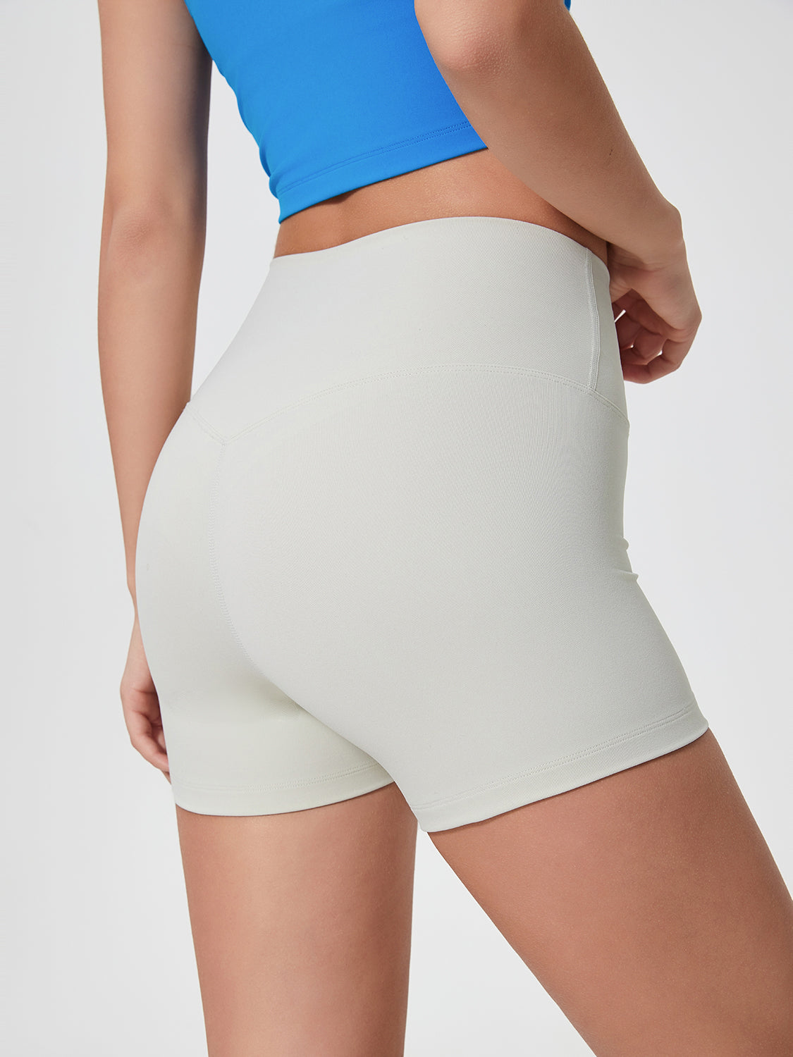 Millennia High Waist Active Shorts - Stretch & Comfort