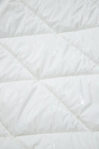 Drawstring Zip-Up Hooded Winter Coat with Pockets