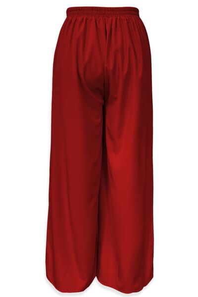 FAM-FAM High Waist Wide Leg Trousers