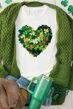 Clover Heart Relaxed Fit T-Shirt - Comfortable & Stylish