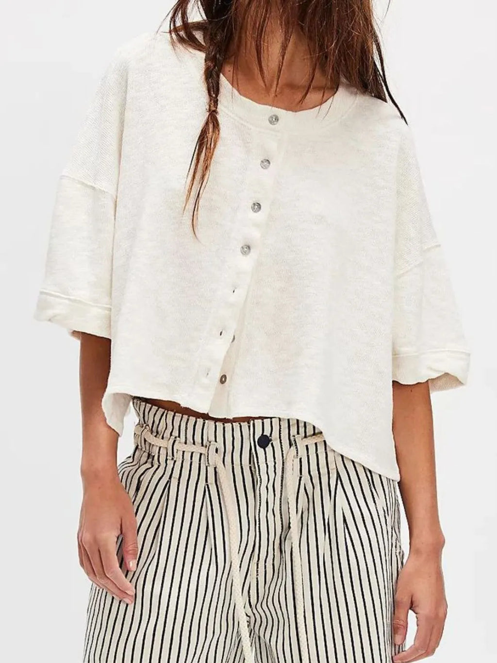 EasyEase Oversized Button-Down Shirt