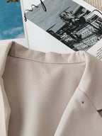 Lightweight PowerMuse Short Sleeve Lapel Blazer