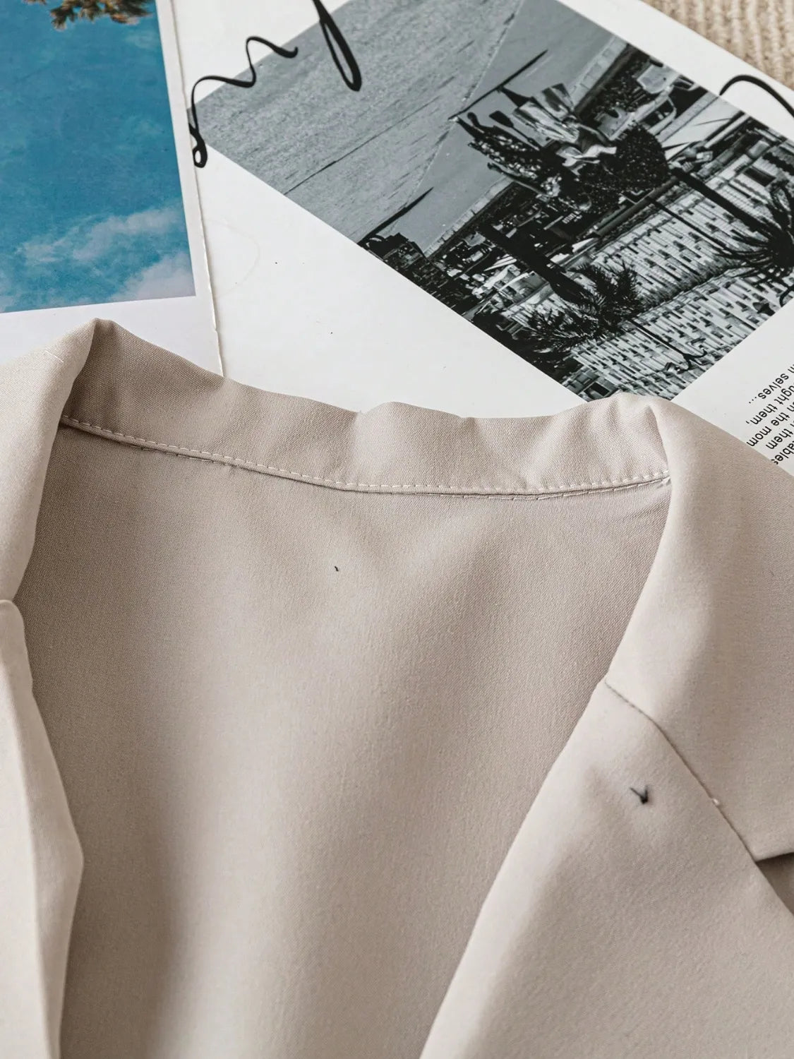 Lightweight PowerMuse Short Sleeve Lapel Blazer