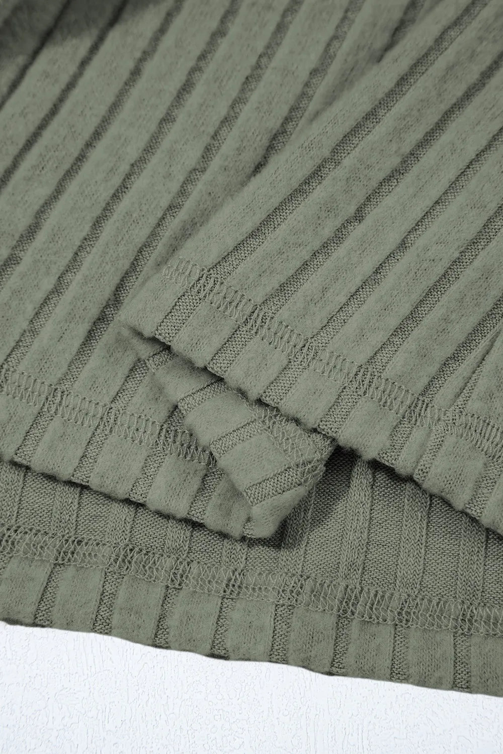 Ribbed Knit Button-Up Cardigan with Pockets Cozy Everyday Layer