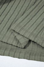 Ribbed Knit Button-Up Cardigan with Pockets Cozy Everyday Layer