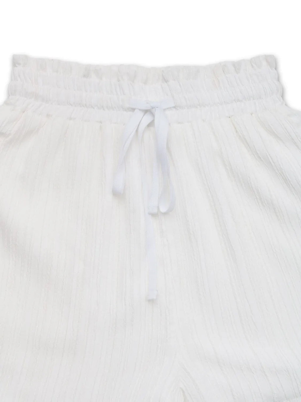 Comfy Frill Drawstring Shorts with Pockets