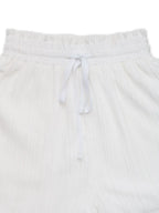 Comfy Frill Drawstring Shorts with Pockets