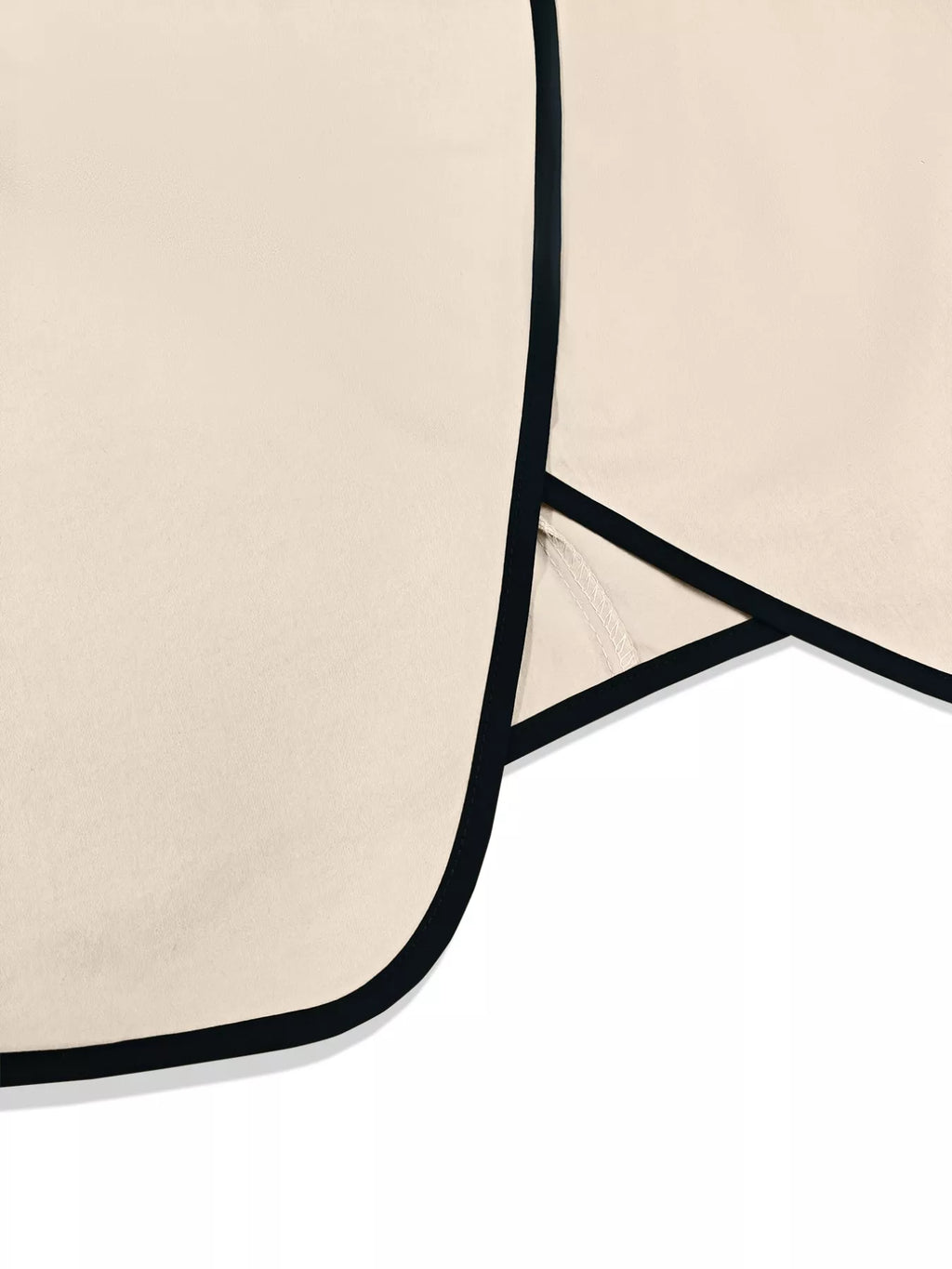 Contrast-Trim Top & Wide-Leg Pants Co-Ord Set