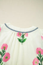 BlossomBreeze Floral Flutter Sleeve Summer Mini Dress