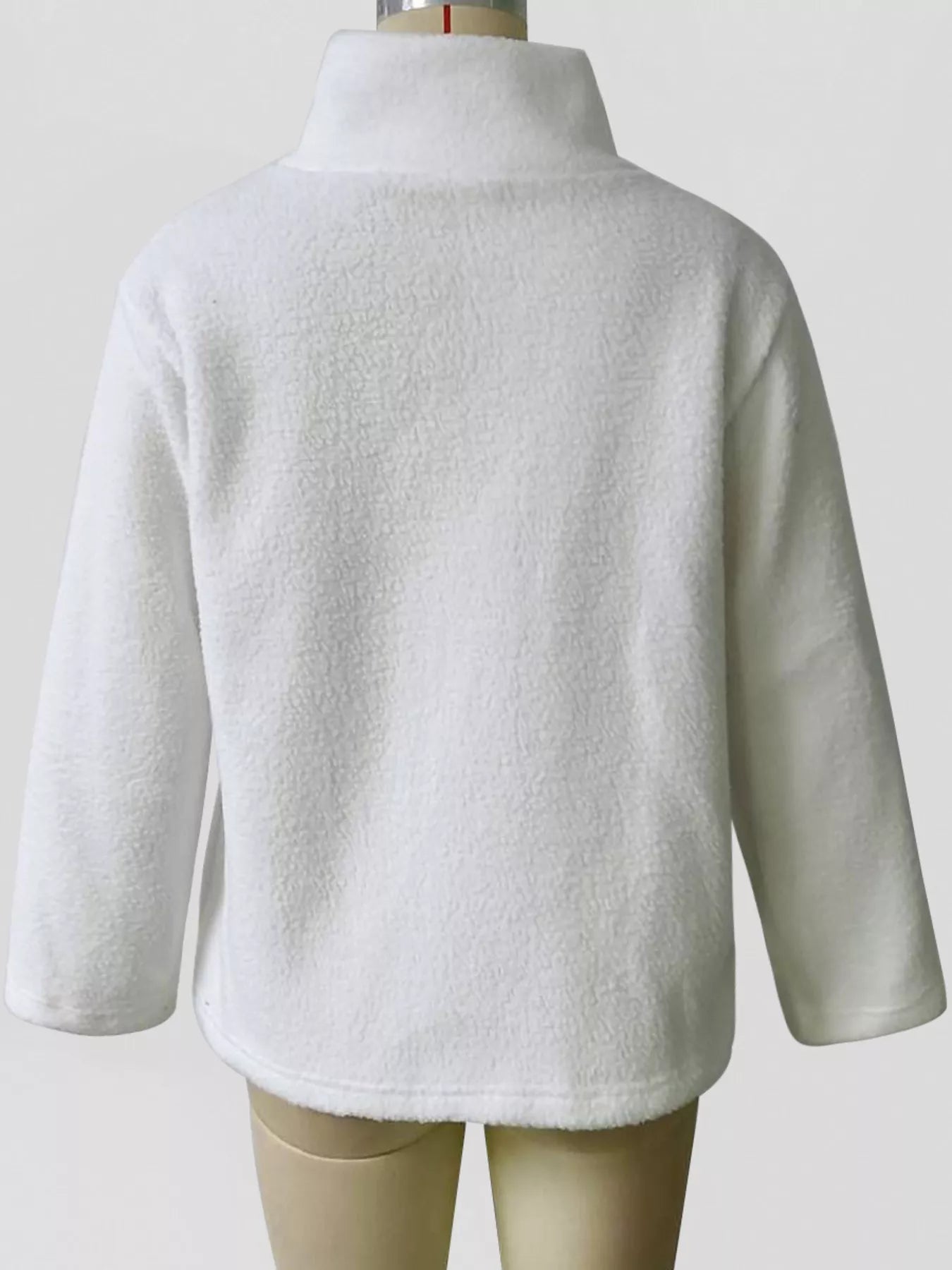 Cozy Sherpa Fleece Zip-Up Outerwear Jacket