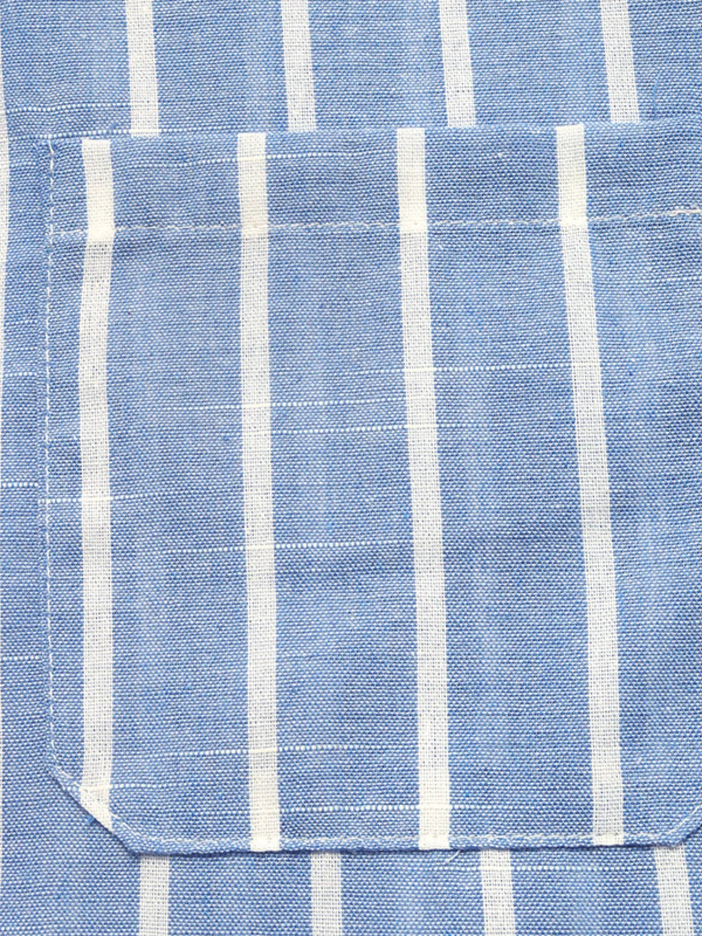 Relaxed Fit Striped Oversized Button-Down Cotton Blend Shirt