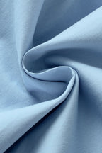 Color Block Ruffled Cap Sleeve Blouse - Chic & Stylish